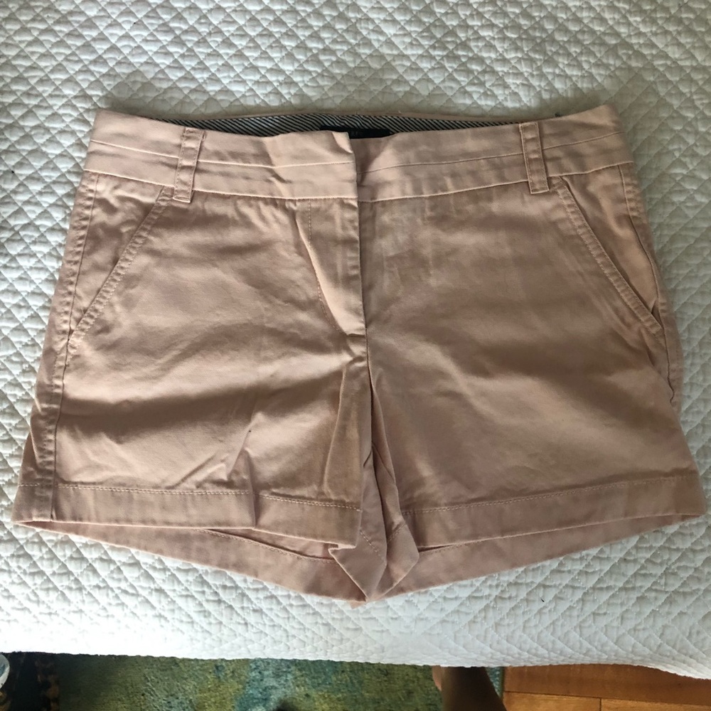 Jcrew chino shorts light pink